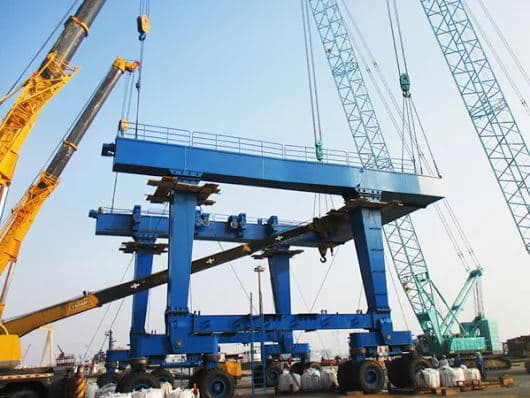 Nucleon professional boat hoist crane manufacturer in China
